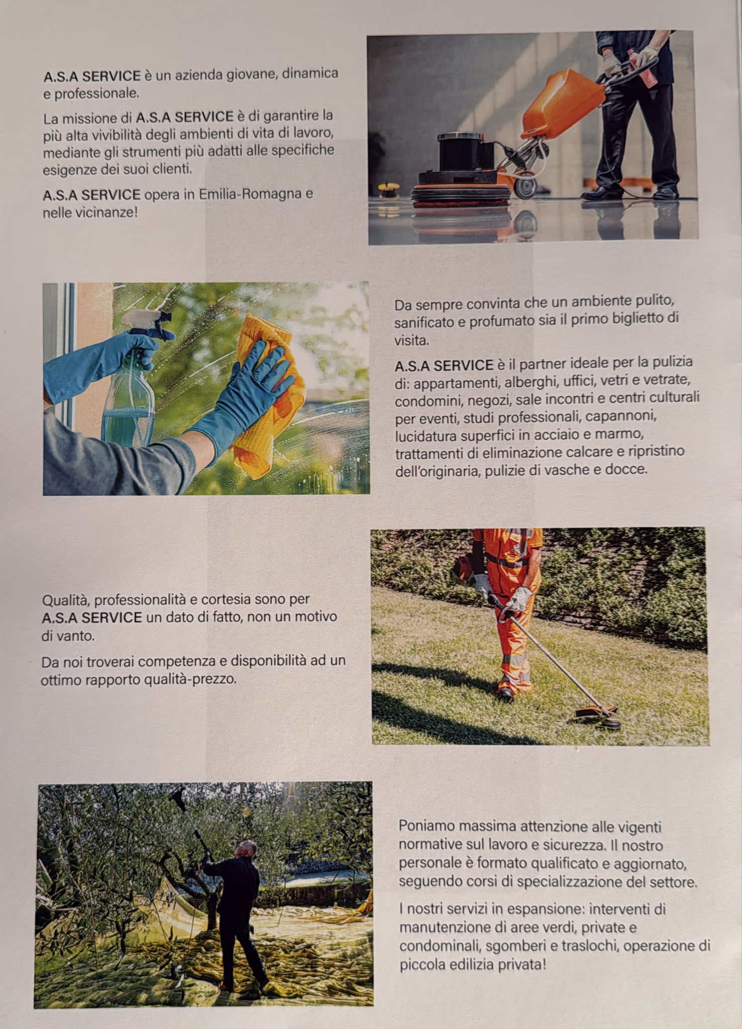 Immagine illustrativa di un intervento di pulizia professionale dei pavimenti
